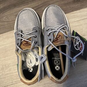 Twisted X Textured Gray Shoes